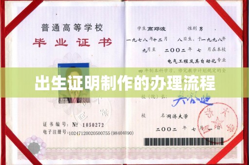 浈江出生证明制作的办理流程